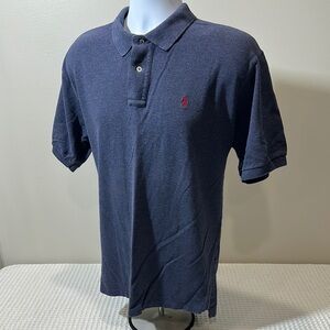 Polo by Ralph Lauren Blue and Red Sporty Polo Shirt
